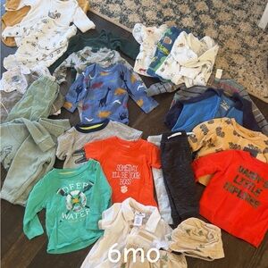 Mixed Baby Boy 6mo Clothing Bundle